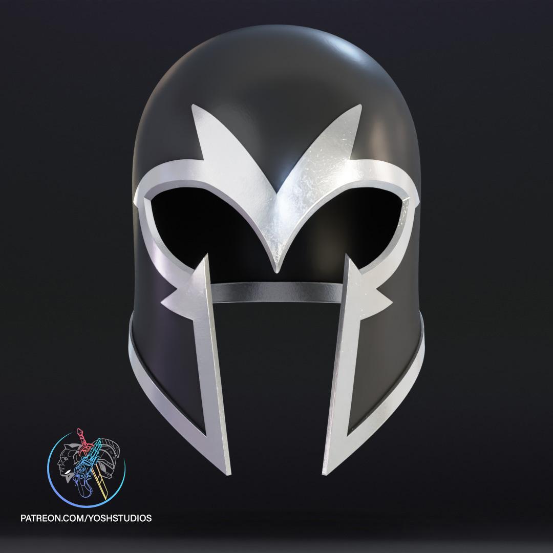 Magneto First Class Helmet 3D Printer File STL 3d model