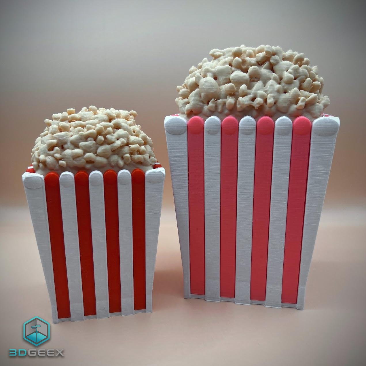 Popcorn Box 3d model