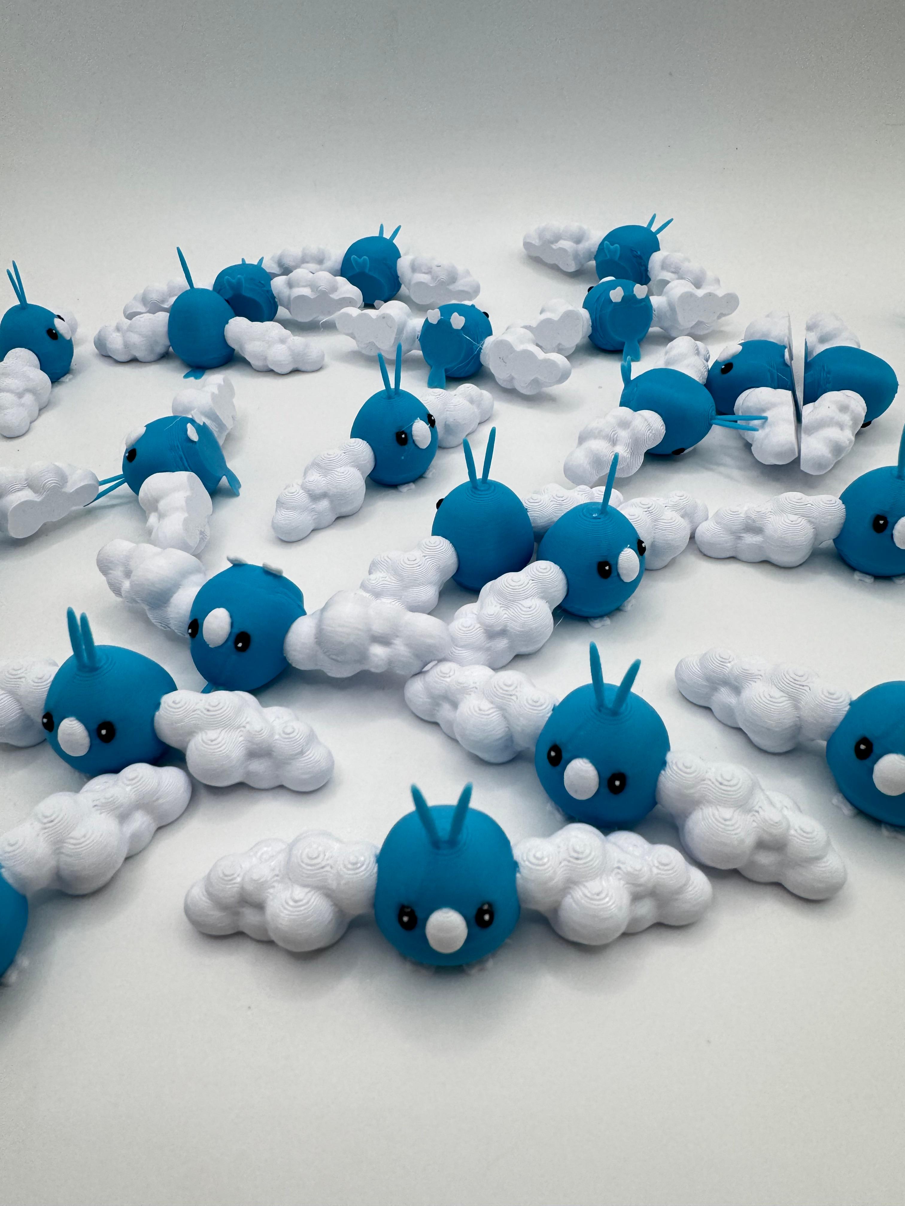 Swablu Pokemon (no support 3mf included) 3d model