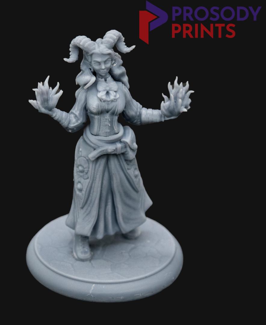 Zariel Nightbloom - 75mm 3d model