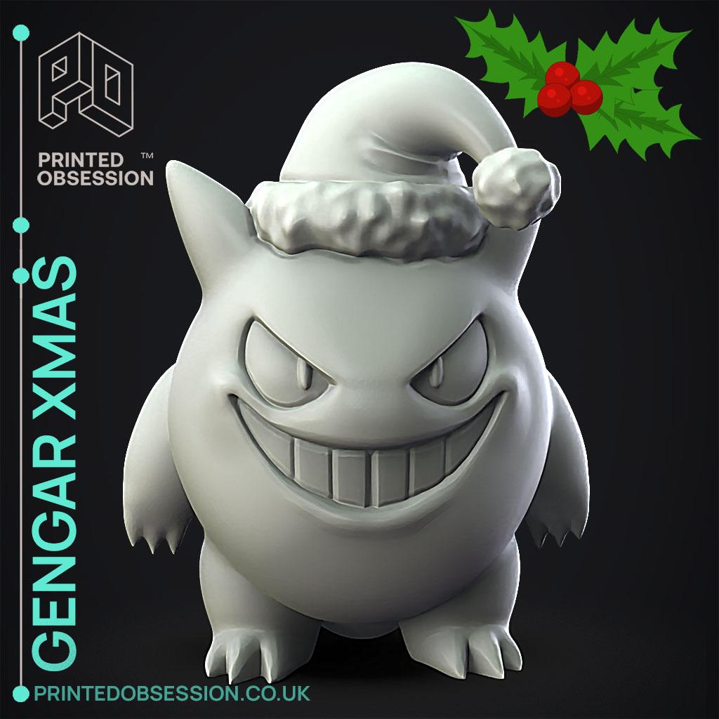 Gengar Xmas - Pokemon - Fan Art 3d model