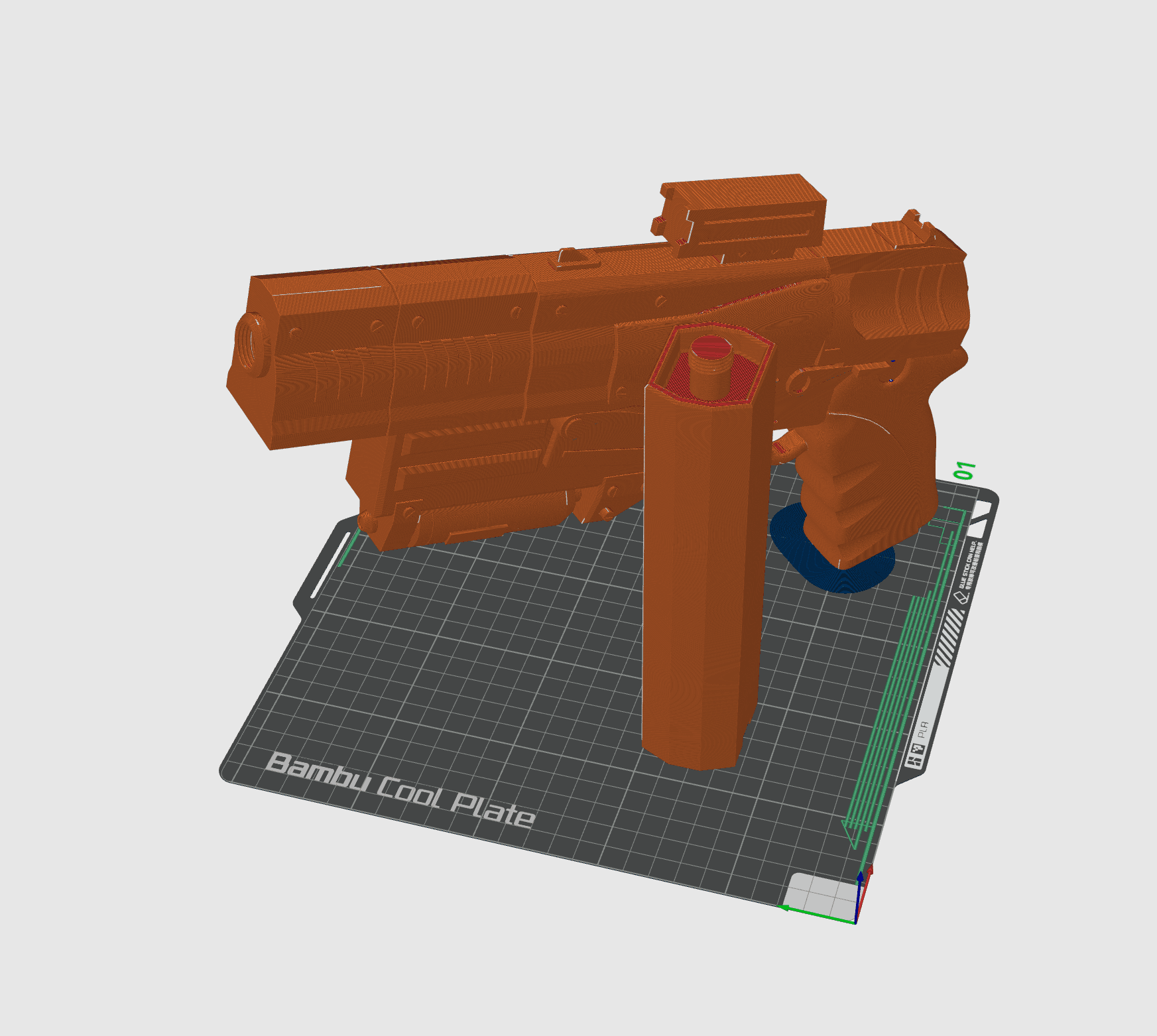 Fallout 10mm Pistol 3 3d model