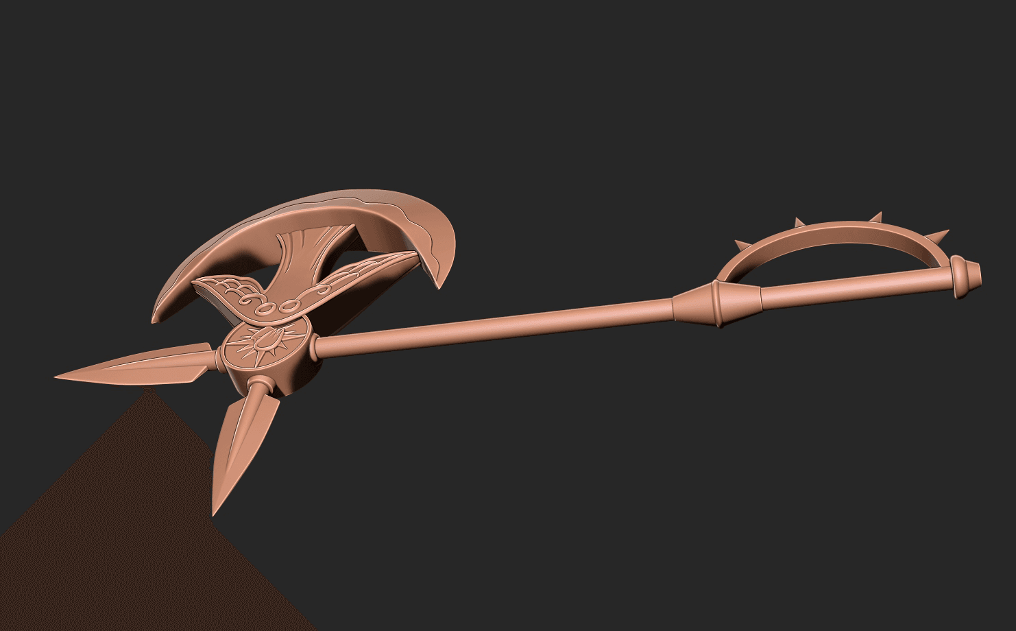 Escanor rhitta axe - Seven Deadly sins 3D Print model 3d model