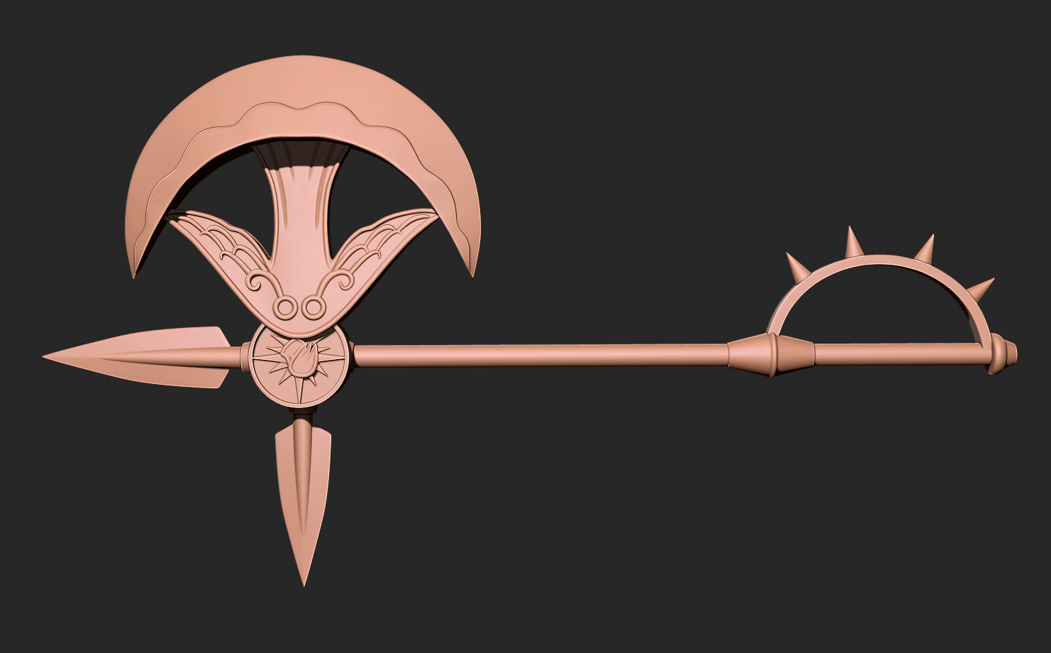 Escanor rhitta axe - Seven Deadly sins 3D Print model 3d model