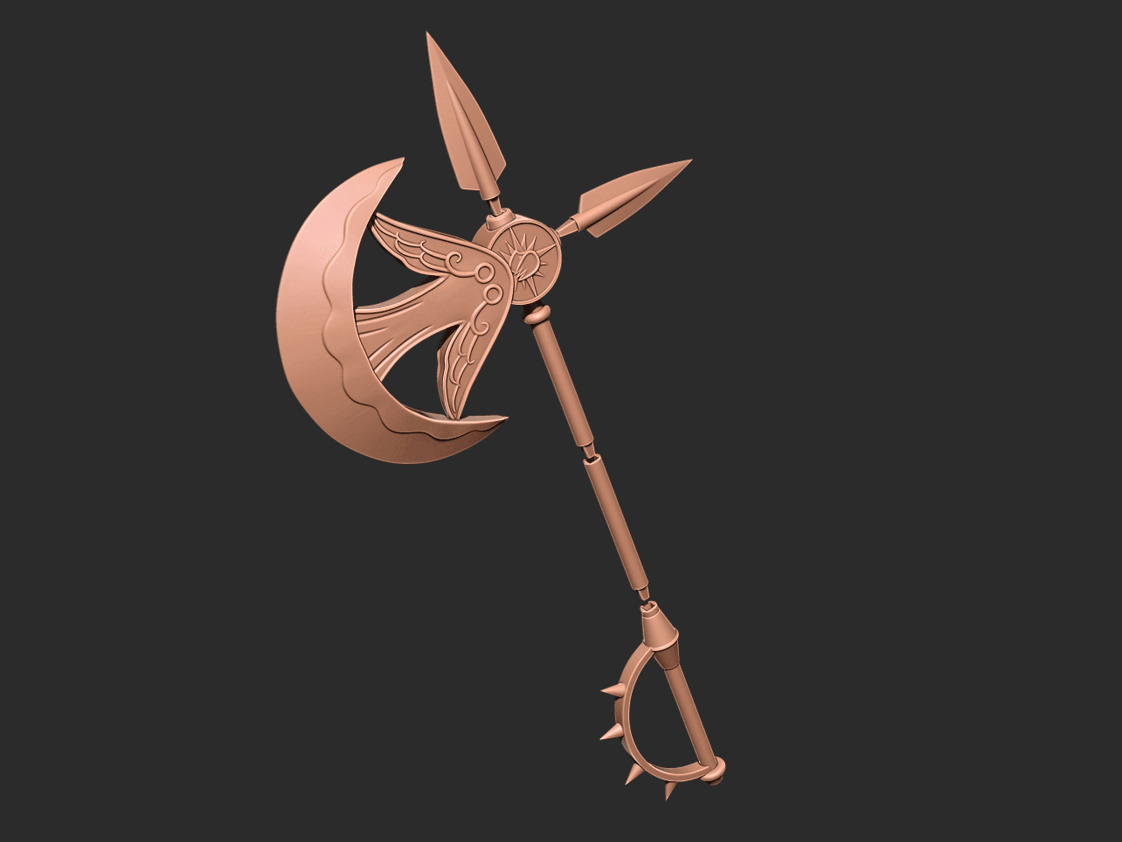 Escanor rhitta axe - Seven Deadly sins 3D Print model 3d model