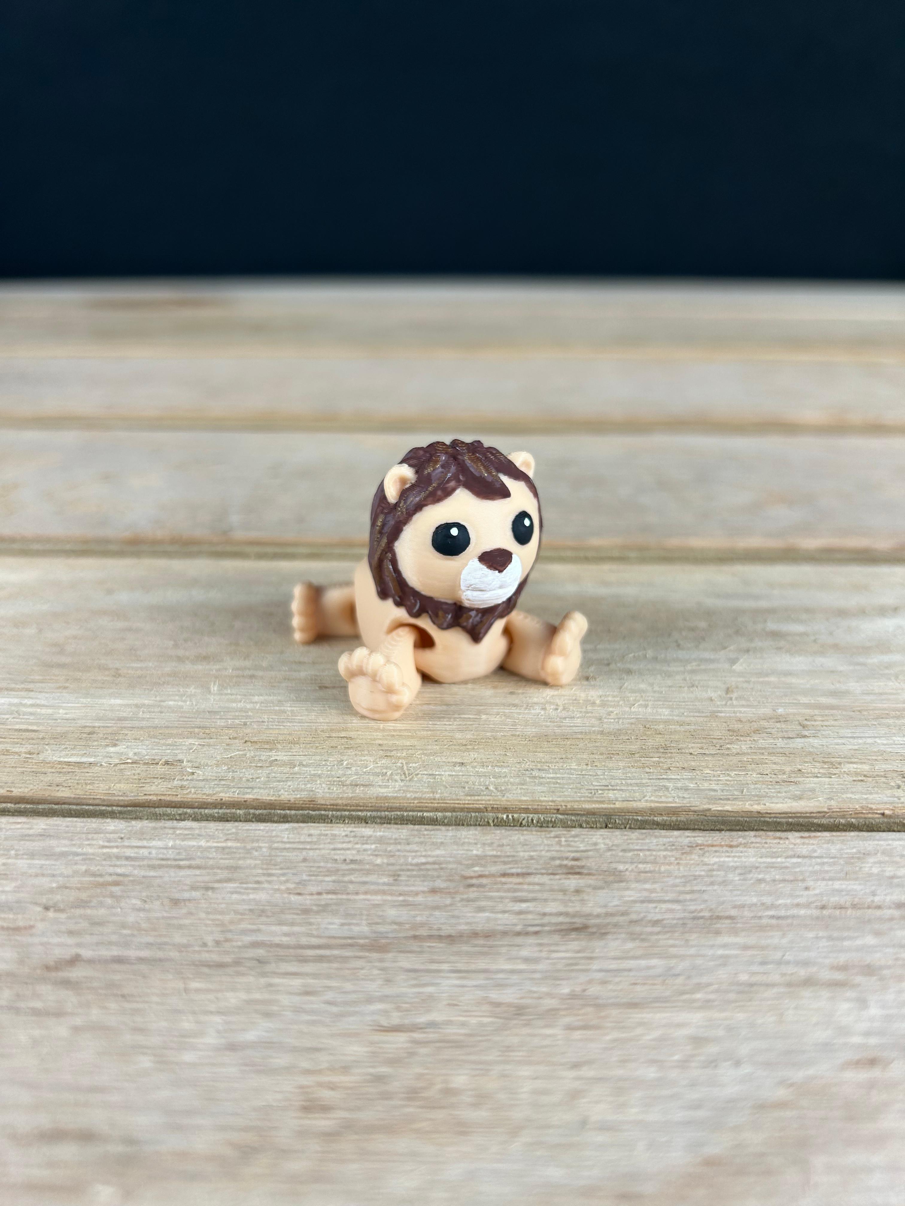 Lion Fidget 3d model