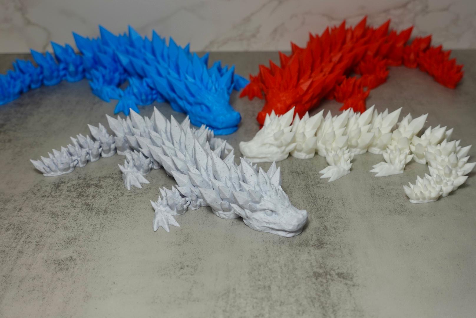 Articulated Quartz Dragon 3d model