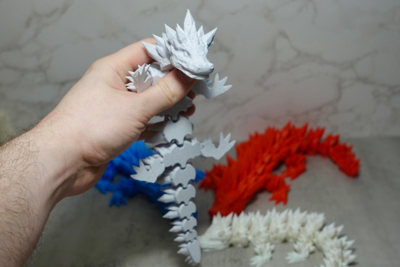 Articulated Quartz Dragon 3d model