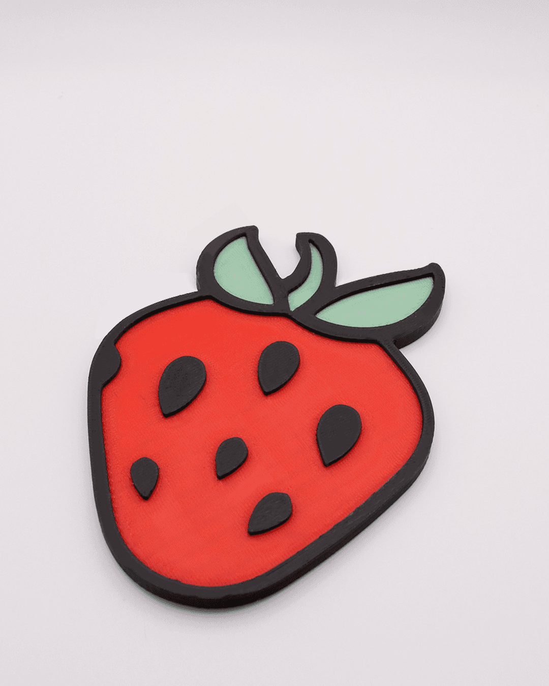 Strawberry Coasters 3d model