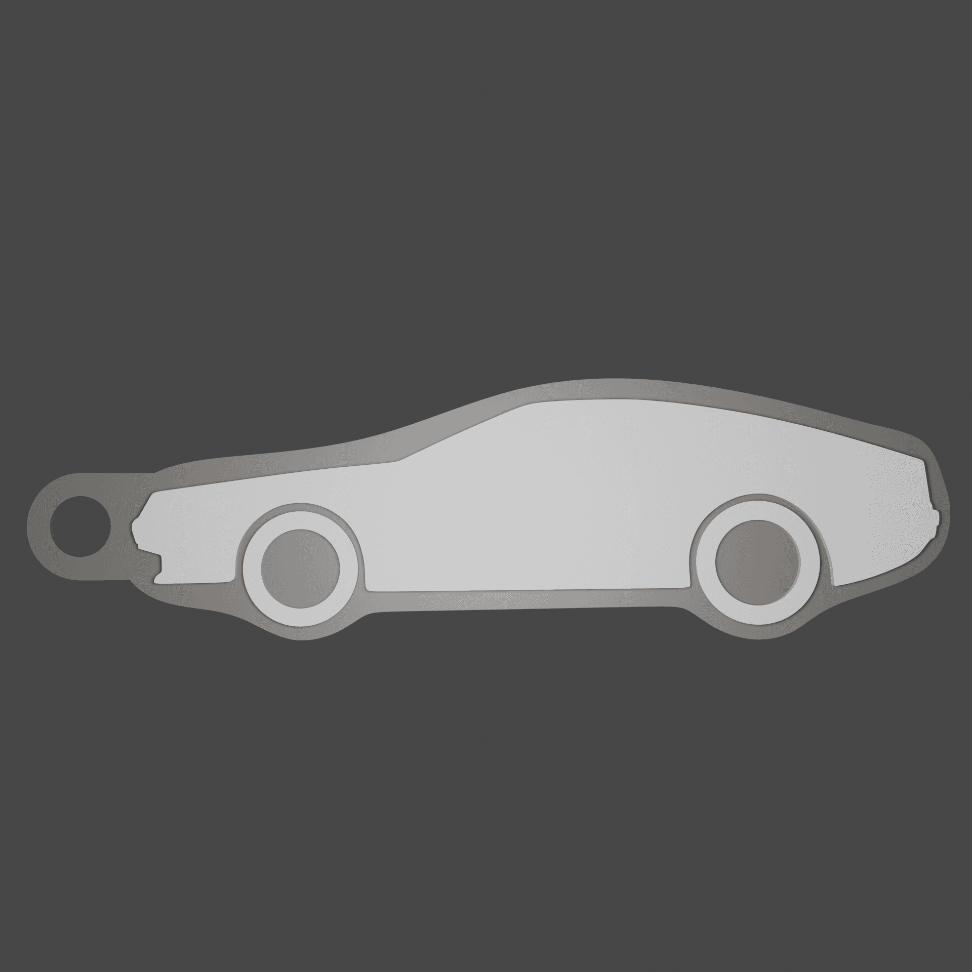 Delorean Keychain 3d model