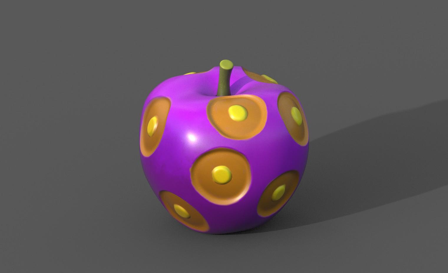 Artificial Uo Uo Devil Fruit 3d model