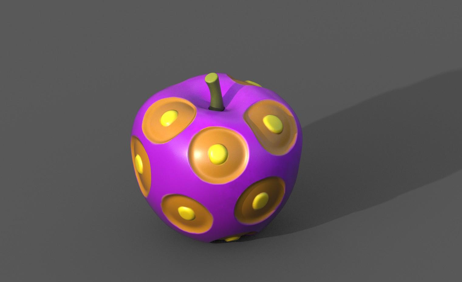 Artificial Uo Uo Devil Fruit 3d model