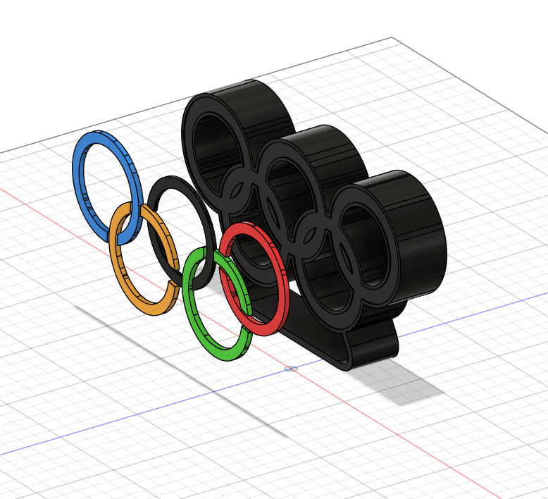 OLYMPICS - DECOR 3d model