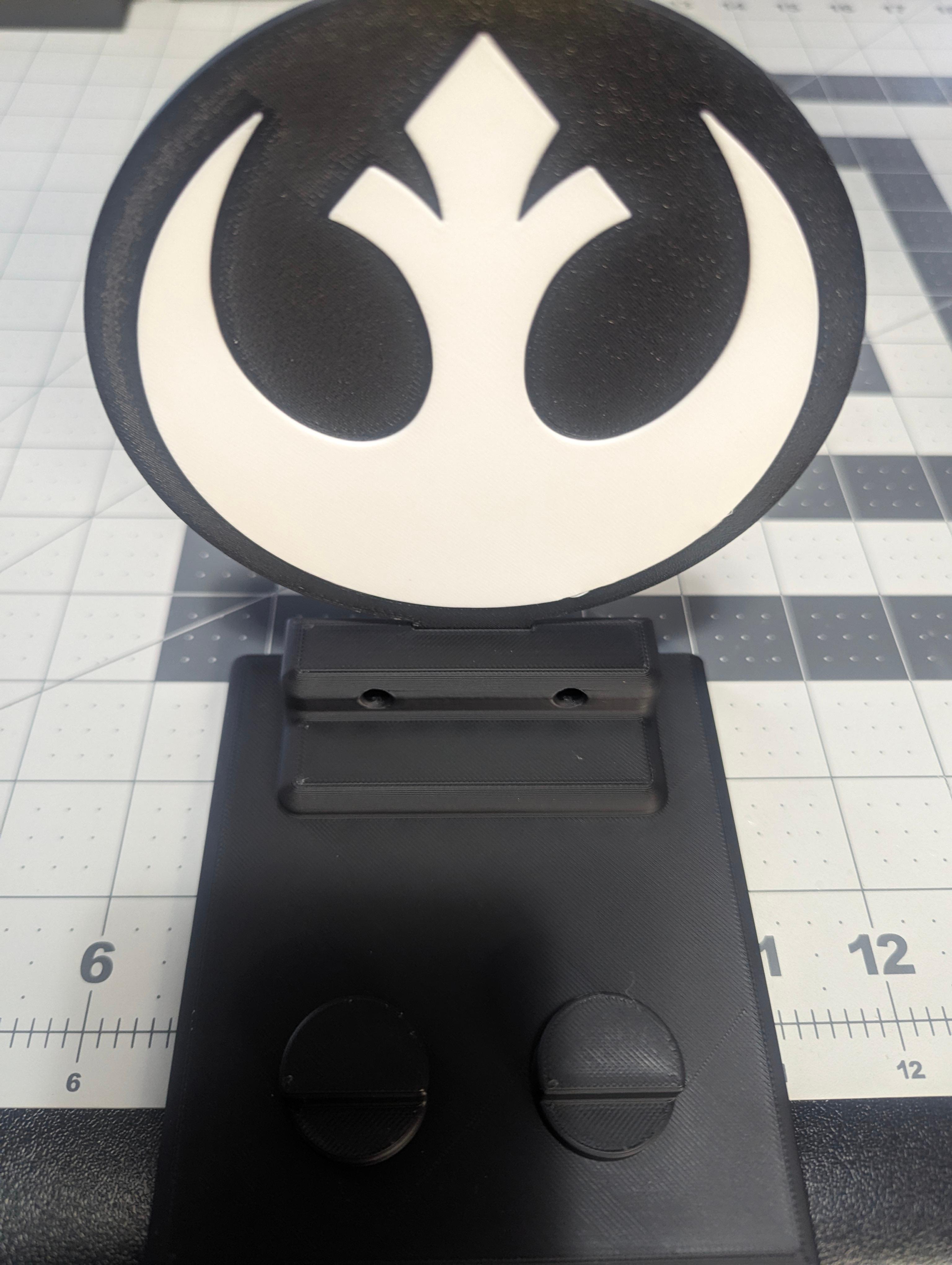 Rebel Alliance 120mm Wall Mount Insert Emblem 3d model