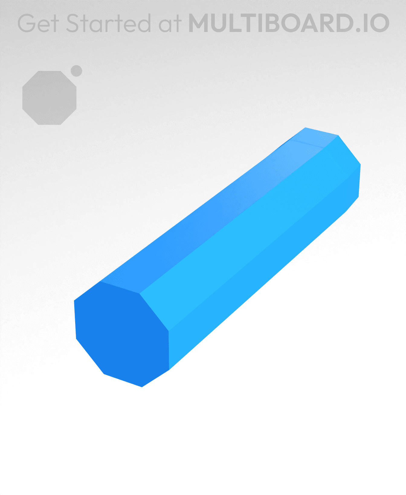 50 mm, Push-Fit Peg 3d model