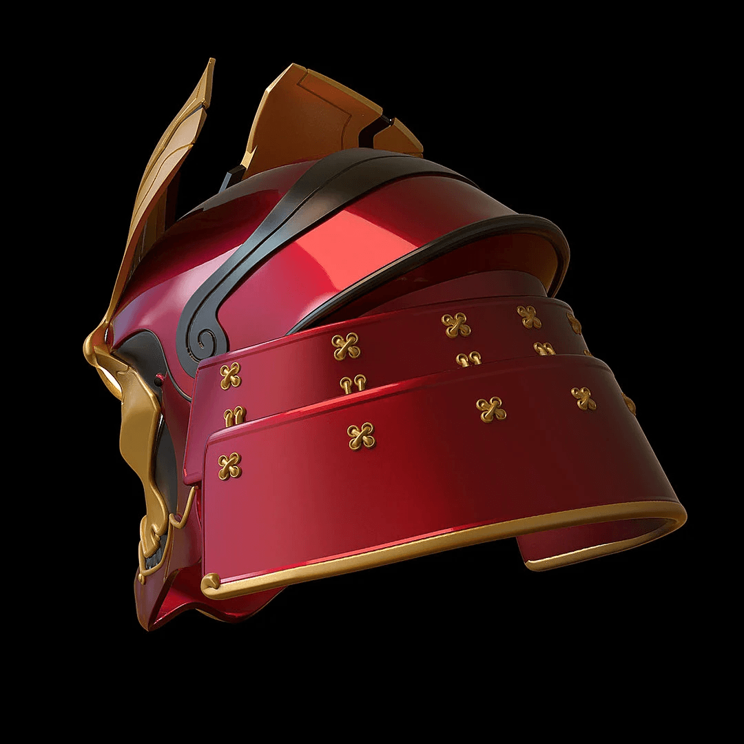 Iron Man Samurai Helmet 3d File STL 3d model