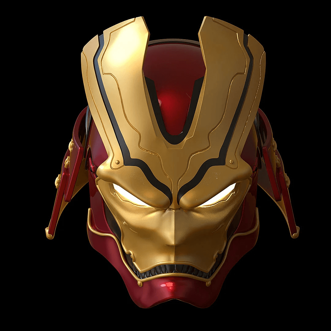 Iron Man Samurai Helmet 3d File STL 3d model