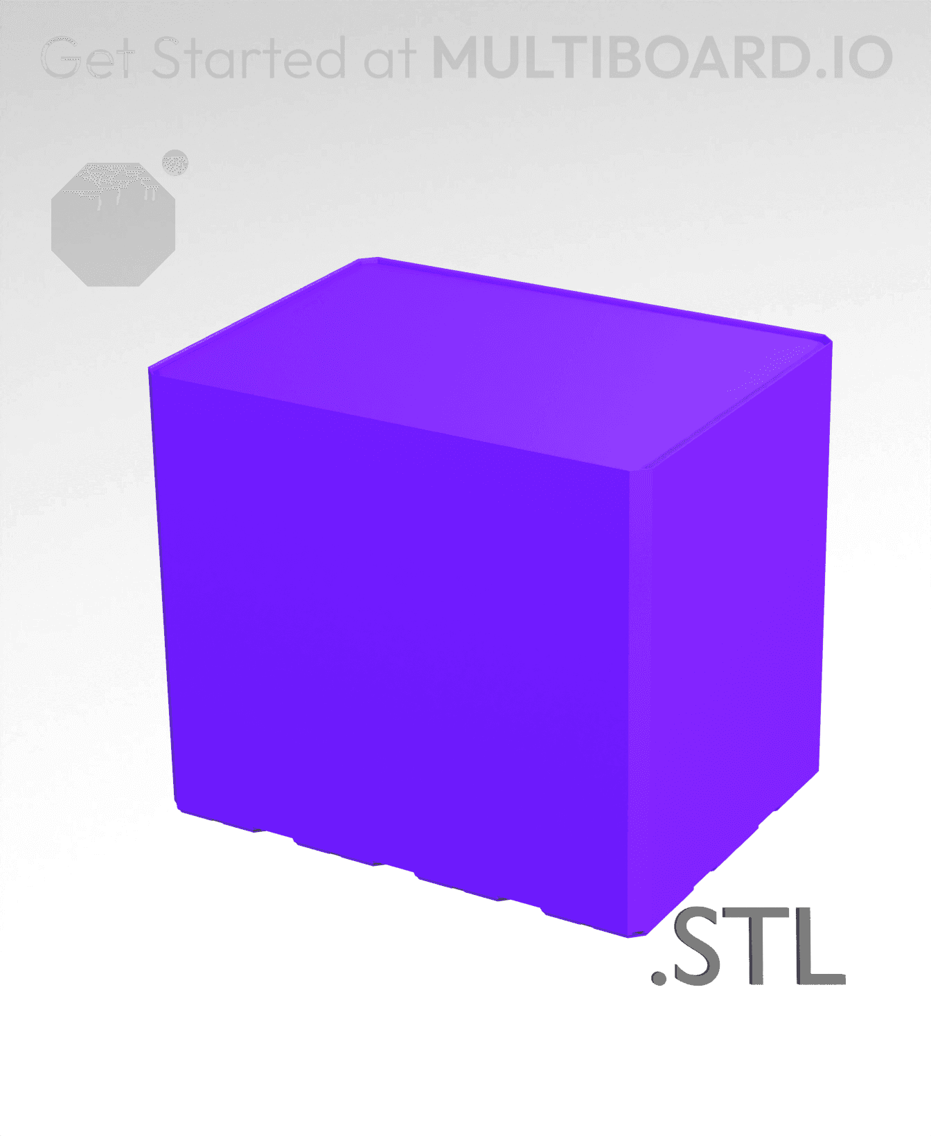 4x3x3·5 - Multibin Insert - STL Remixing File 3d model