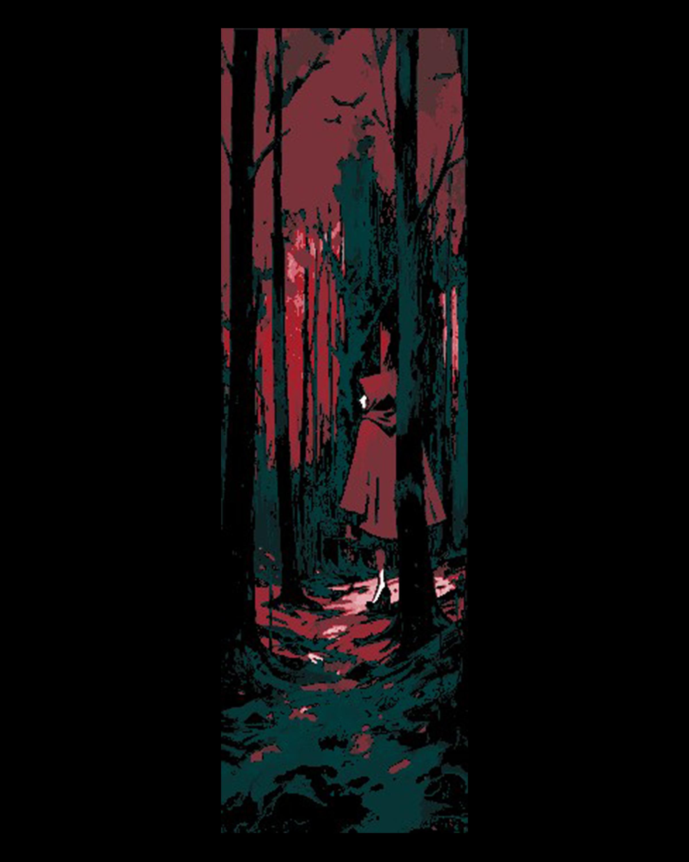 Dark Tales of Little Red Riding Hood in the Oppressive Forest - Set of bookmarks 3d model