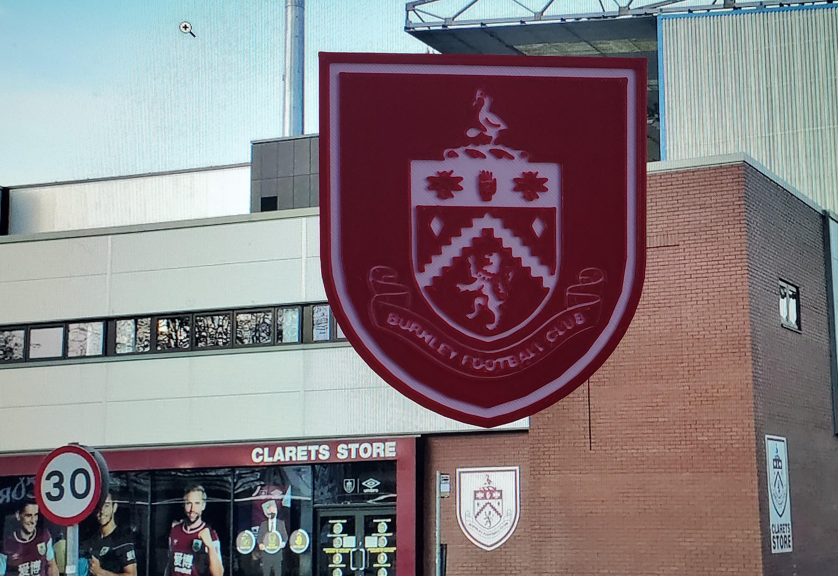 Burnley FC coaster.stl 3d model