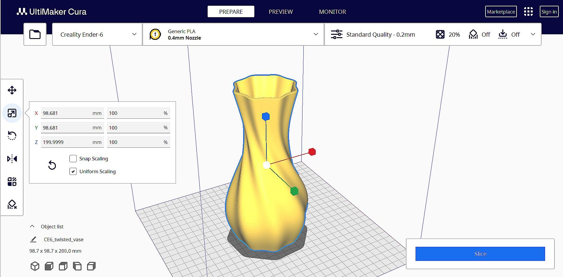 twisted_vase.stl 3d model