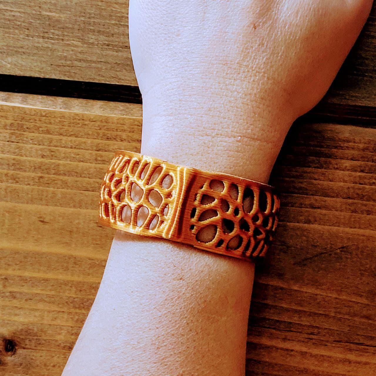 Voronoi Bracelet Mod 5 3d model