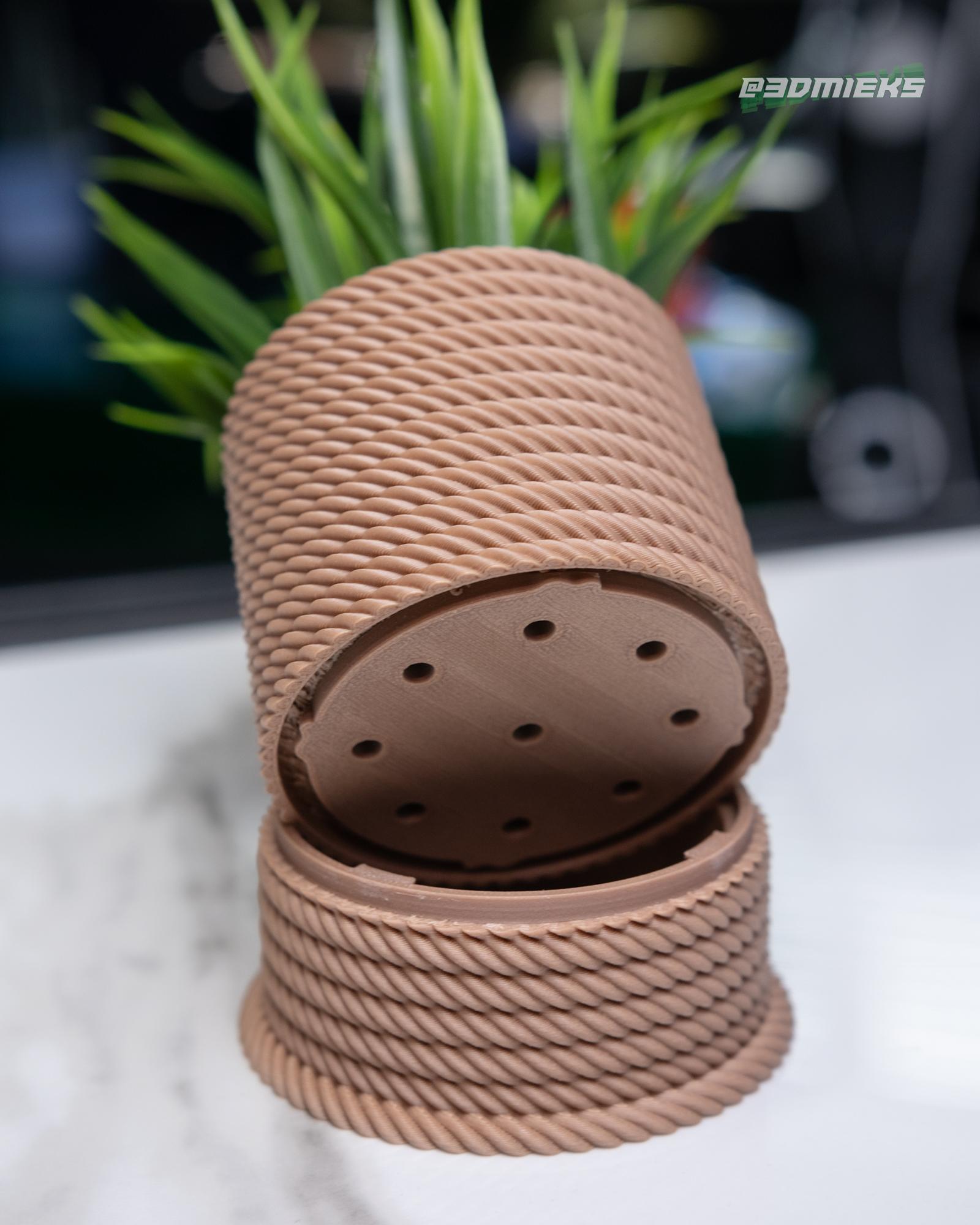 Rope Series | Planter with Drip Tray 3d model