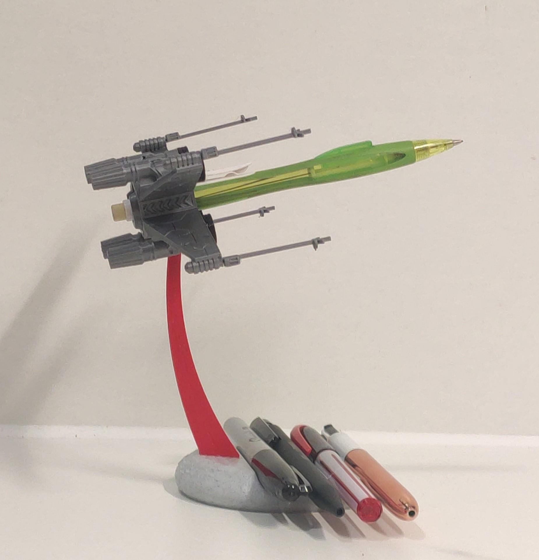 X-Wing Pen Stand #FunctionalArt 3d model