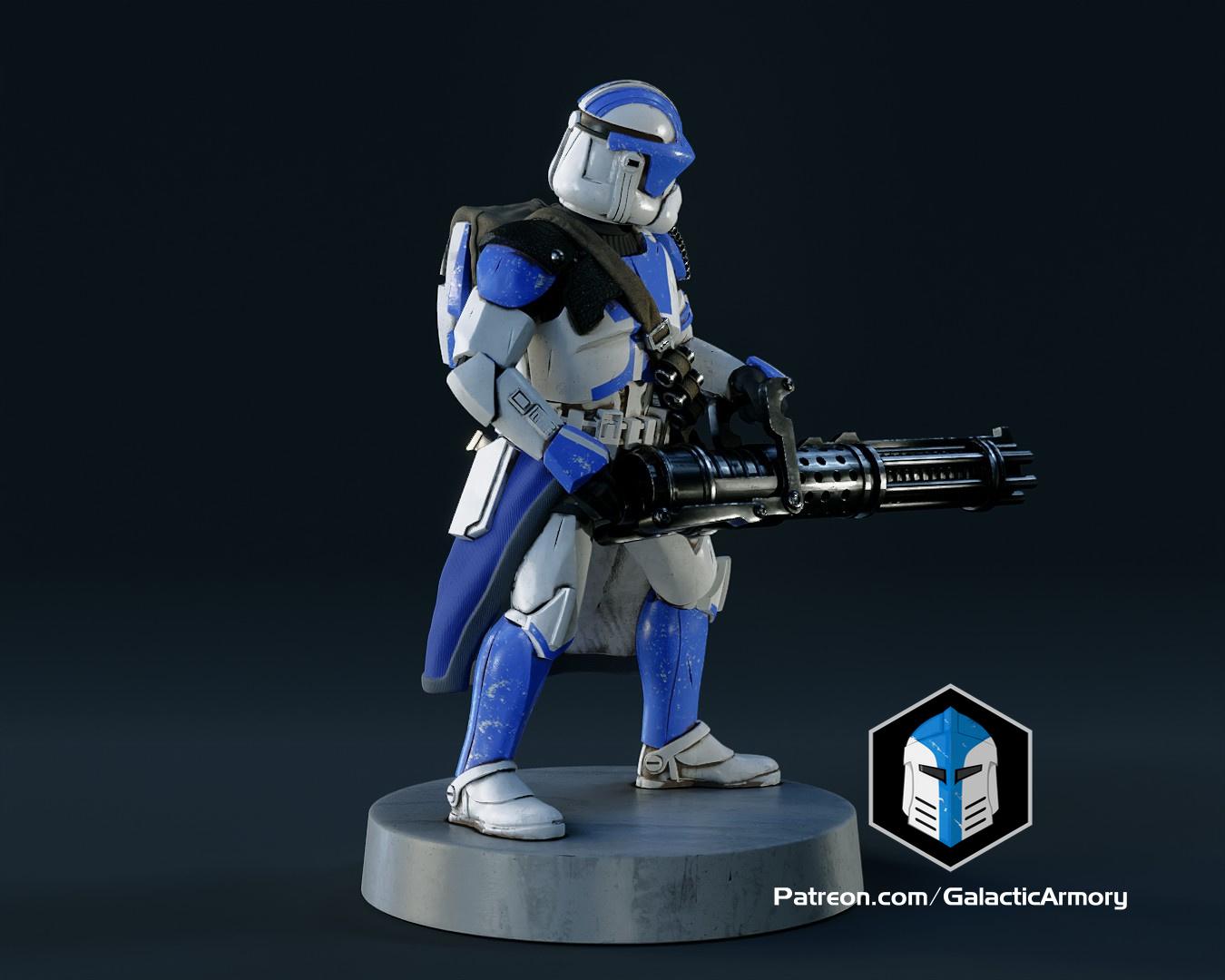 Clone Trooper Figurine - Heavy 3d model