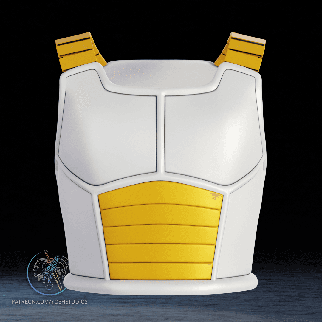 Classic Vegeta Armor 3D Printer File STL 3d model