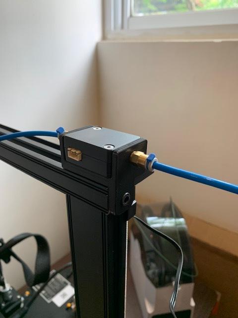 Ender 3 S1 Filament Sensor Fixed Side Mount 3d model