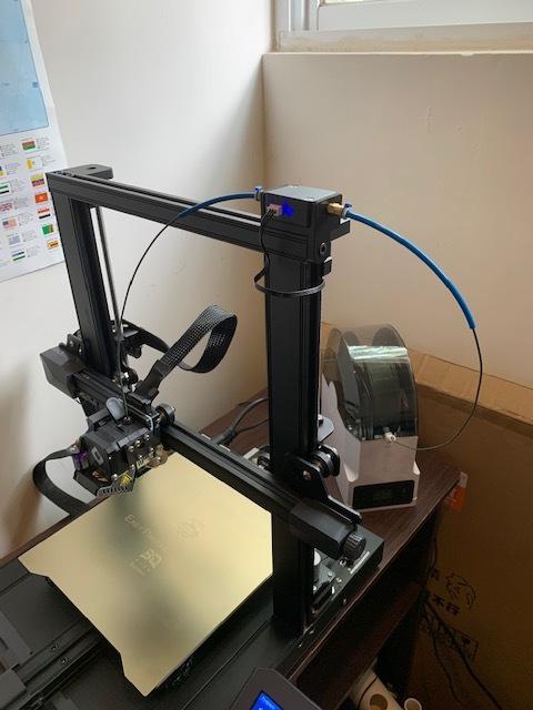 Ender 3 S1 Filament Sensor Fixed Side Mount 3d model