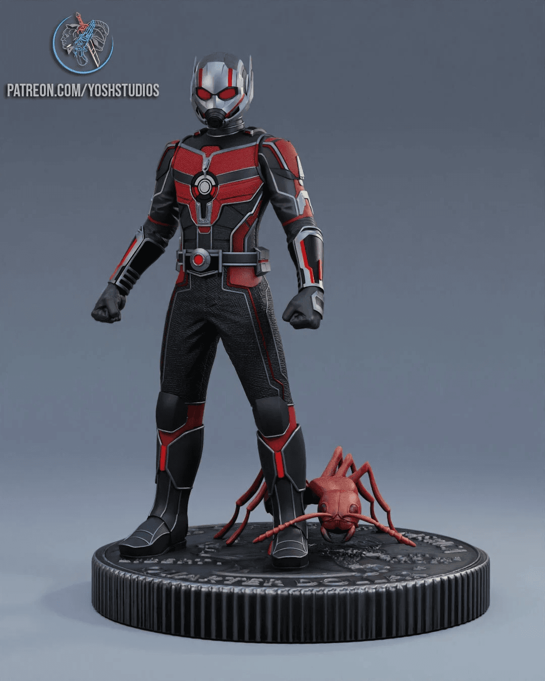 Ant Man 3 Quantumania Statue 3d Print File STL 3d model