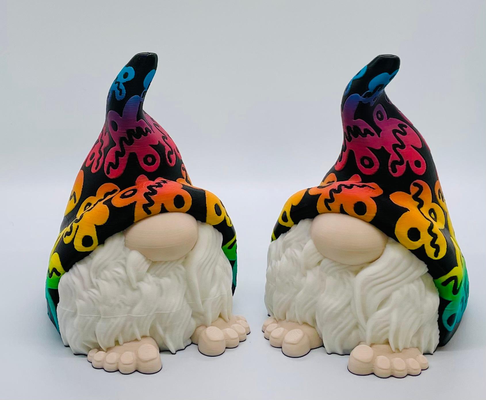 Hippy Foot Decorative Flower Gnome 3d model