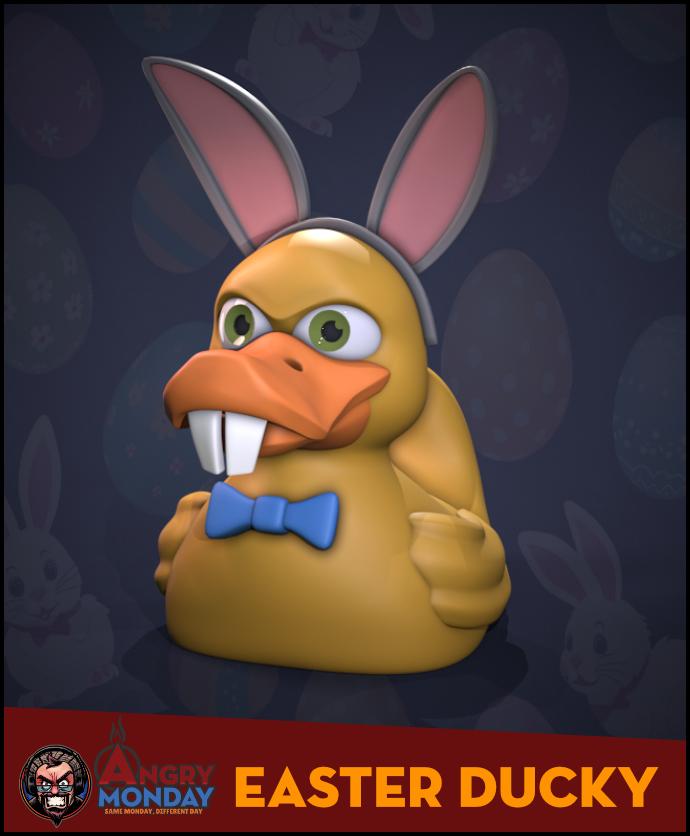 Easter Ducky 3d model