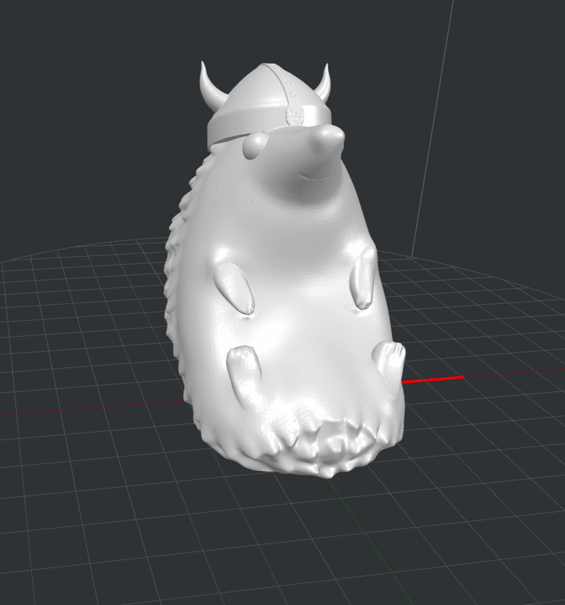 Cute Hedgehog 3d model