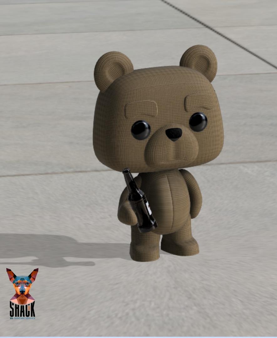 TED Funko Pop (Fanart) - RENDER - 3d model