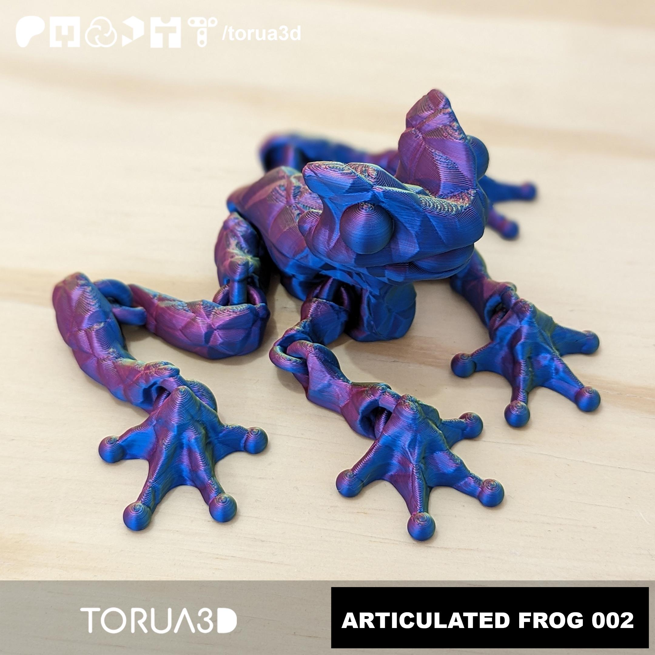 Articulated Frog 002 3d model