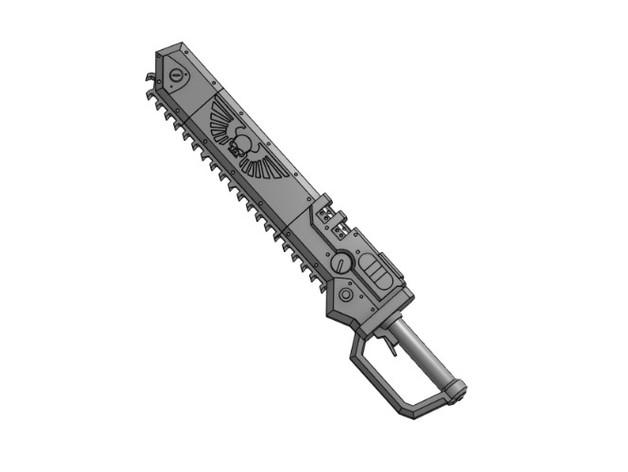 Cadia Mk IV Assault Chainsword 3d model