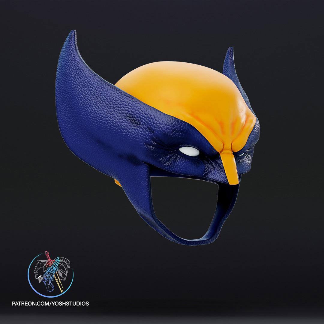 Comic Wolverine Mask 3D Print File STL 3d model