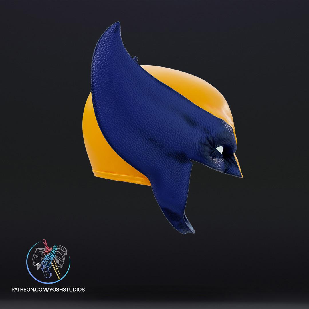 Comic Wolverine Mask 3D Print File STL 3d model