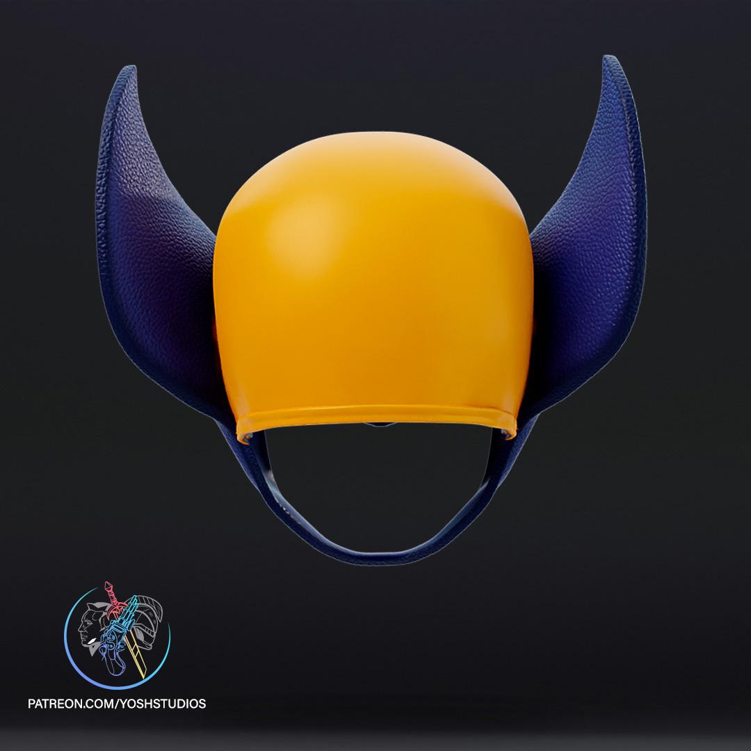 Comic Wolverine Mask 3D Print File STL 3d model