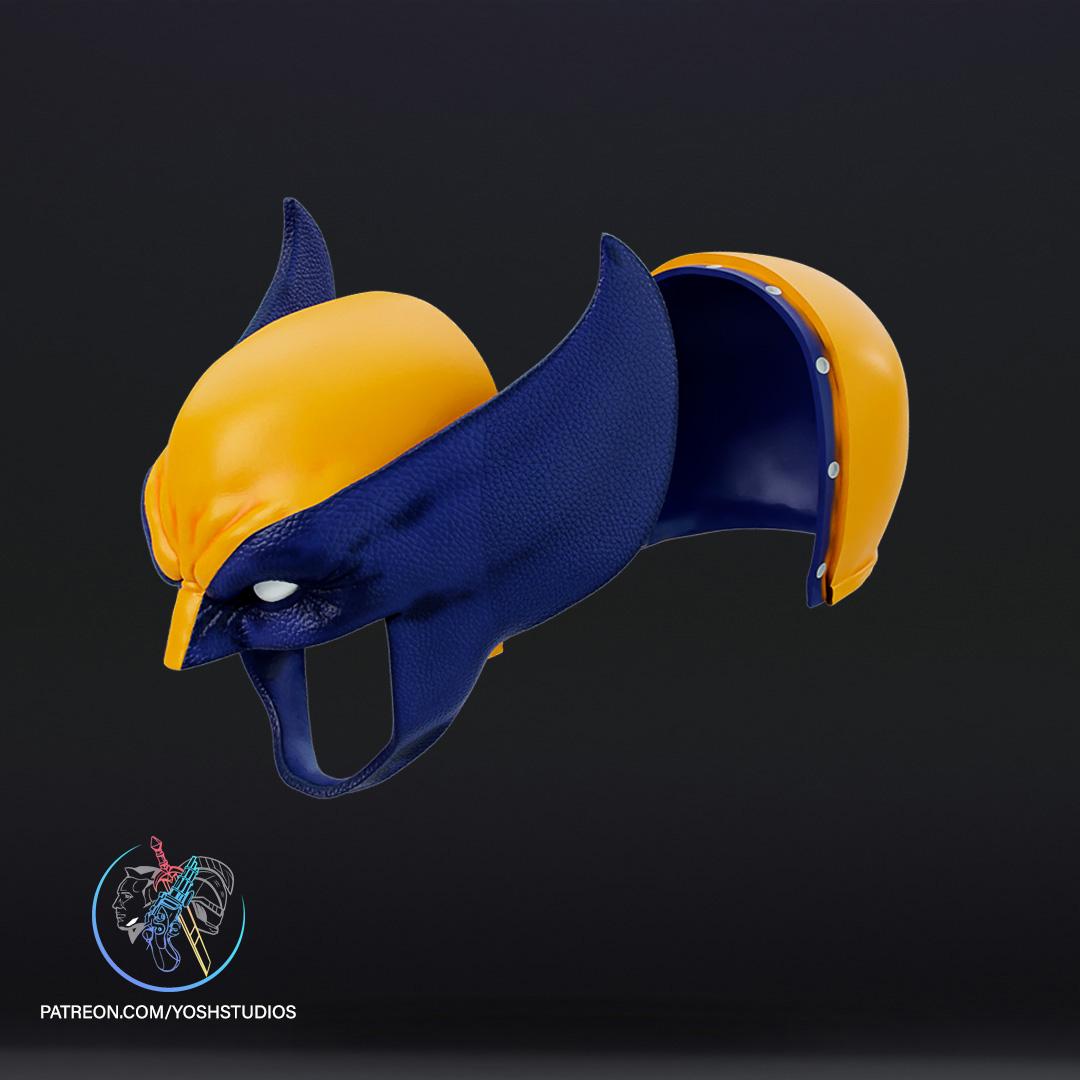 Comic Wolverine Mask 3D Print File STL 3d model