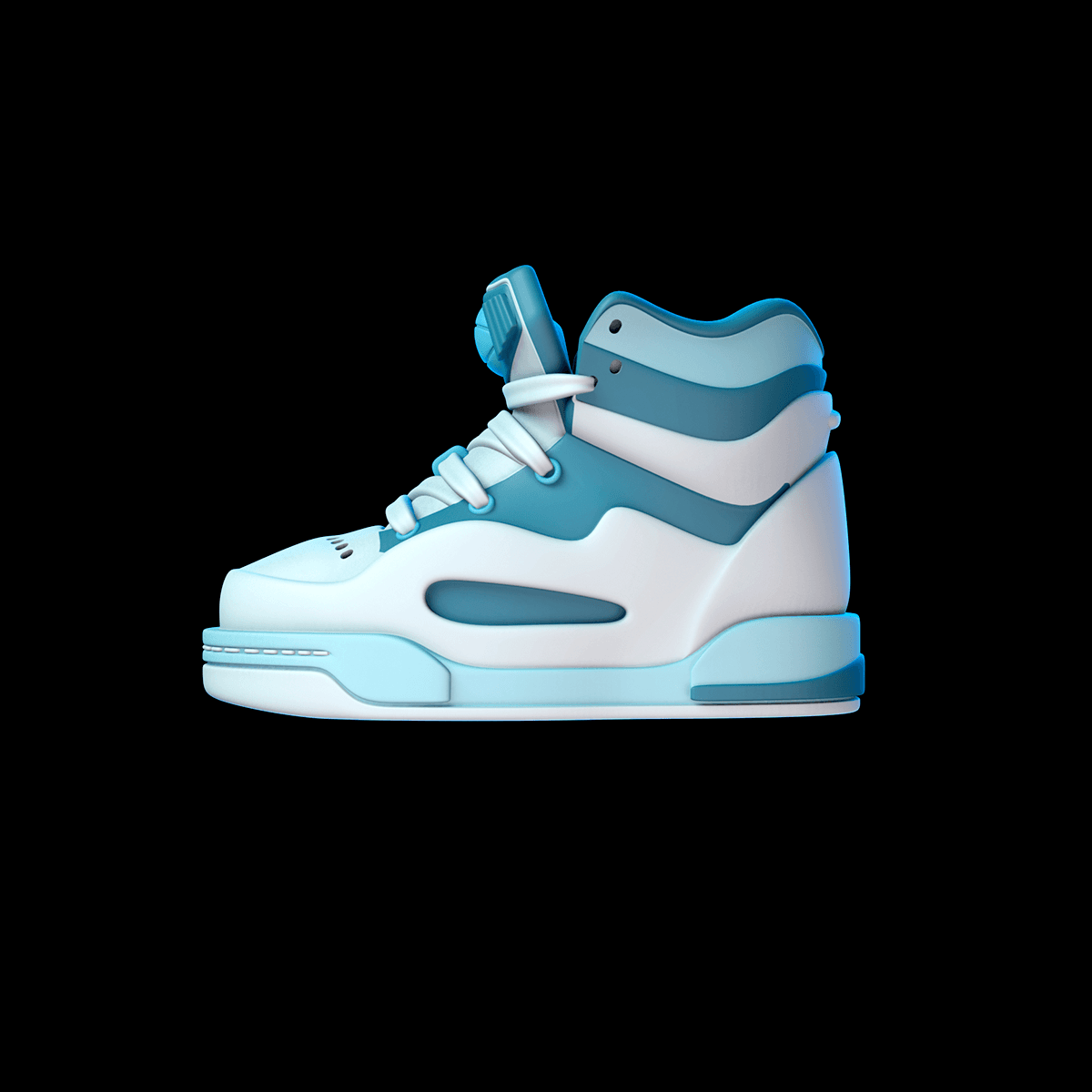 Hightop Pumps 3d model