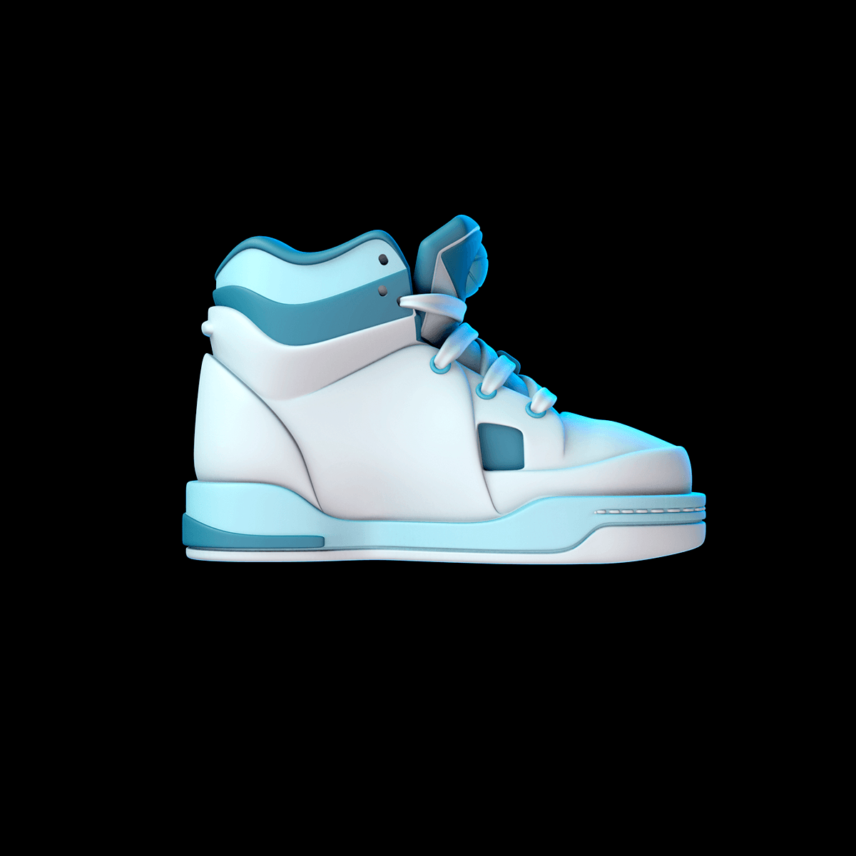 Hightop Pumps 3d model