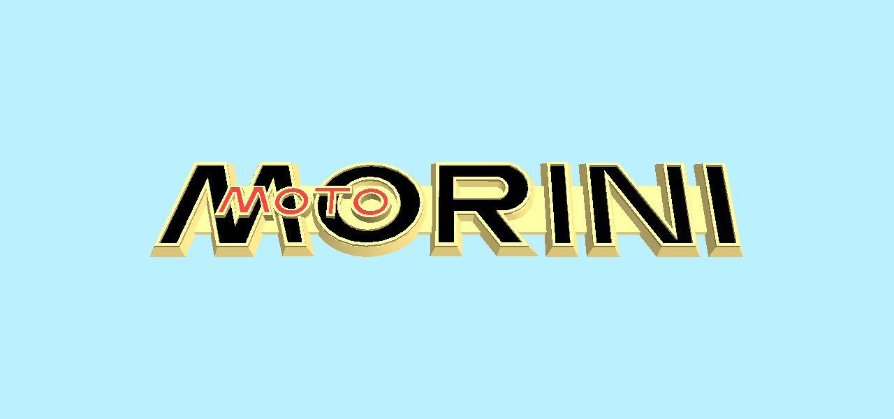 Moto_Morini_Tank_Badge 3d model