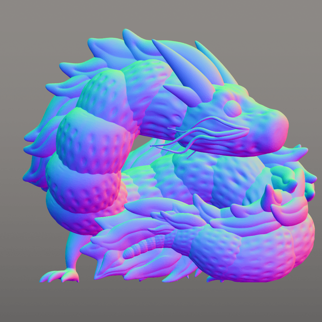 Strawberry Dragon 3d model