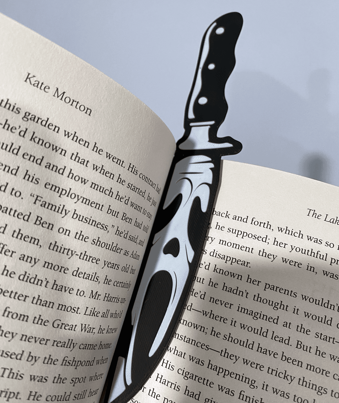 Ghost Face Scream inspired Bookmark 3d model