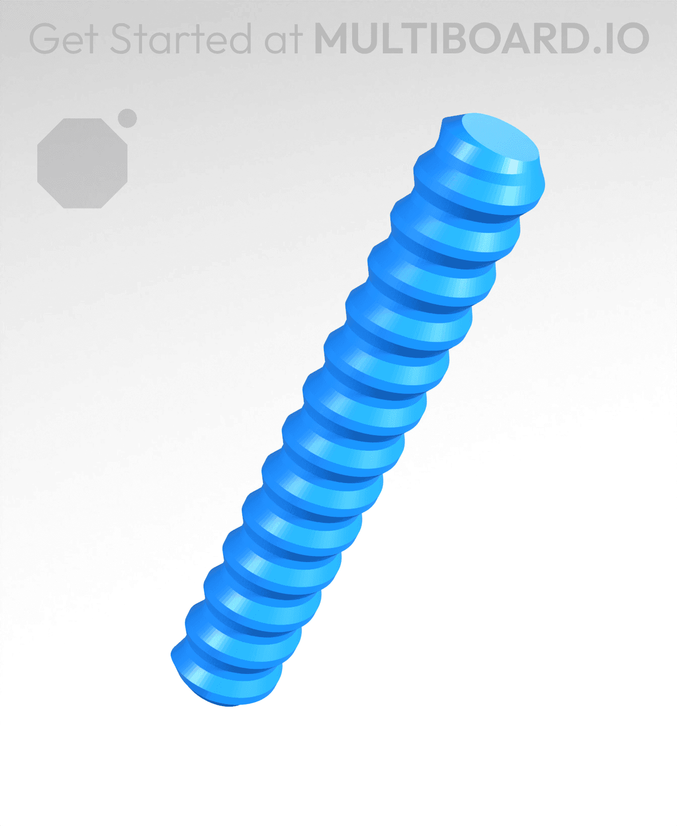 40 mm, Small Thread, Rod 3d model