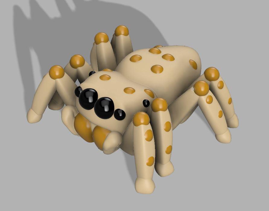 Jumping Spider Spot 3d model